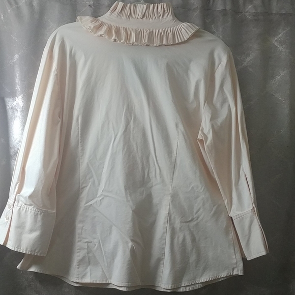 Peach Ruffled Shirt - Picture 5 of 6